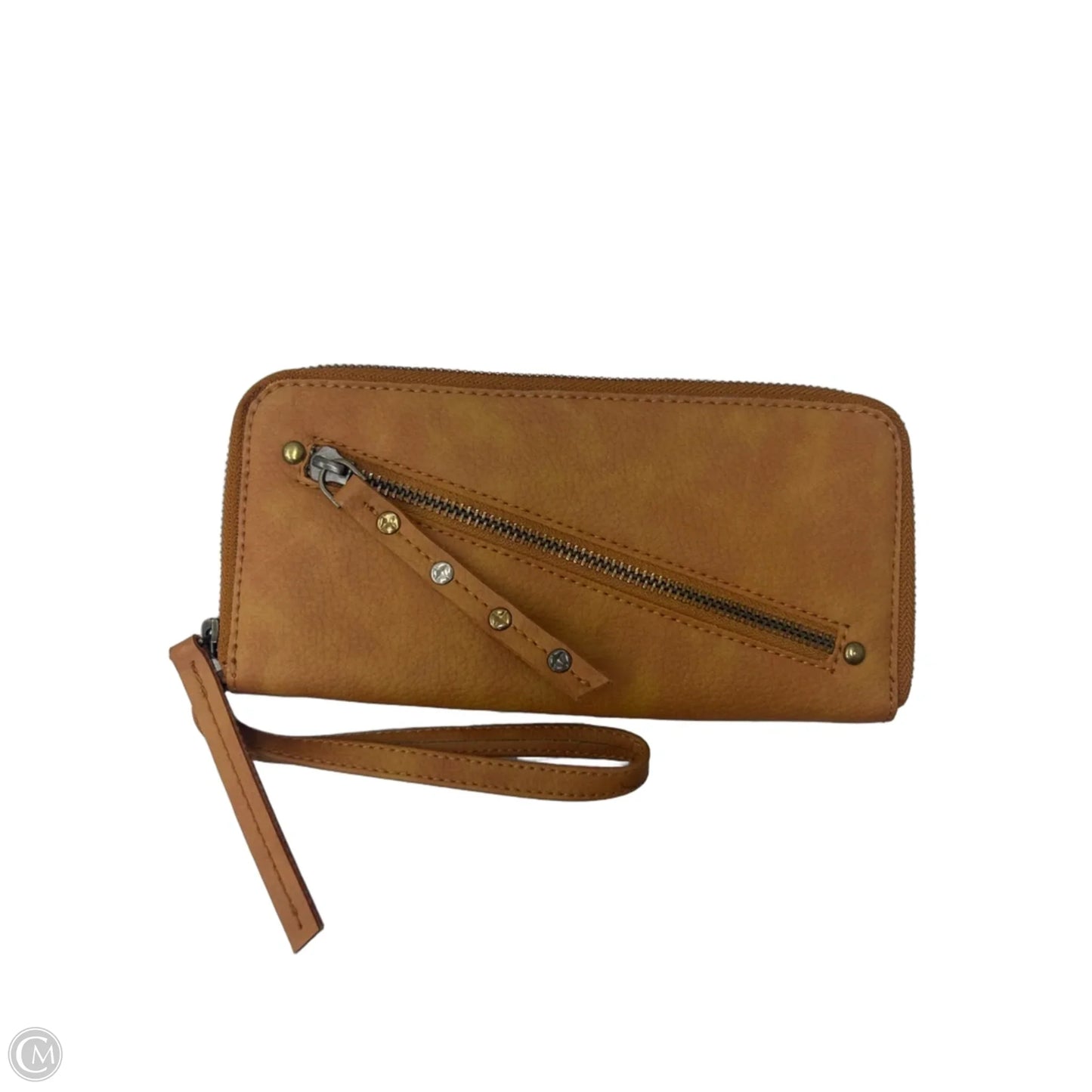 Wallet Leather By Free People, Size: Medium