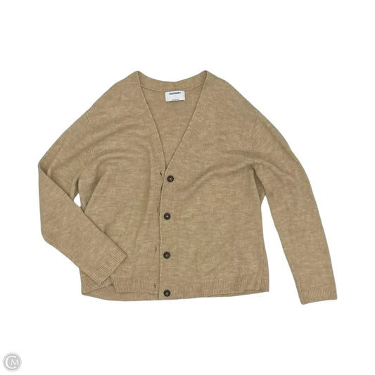 Sweater Cardigan By Old Navy In Tan, Size: L