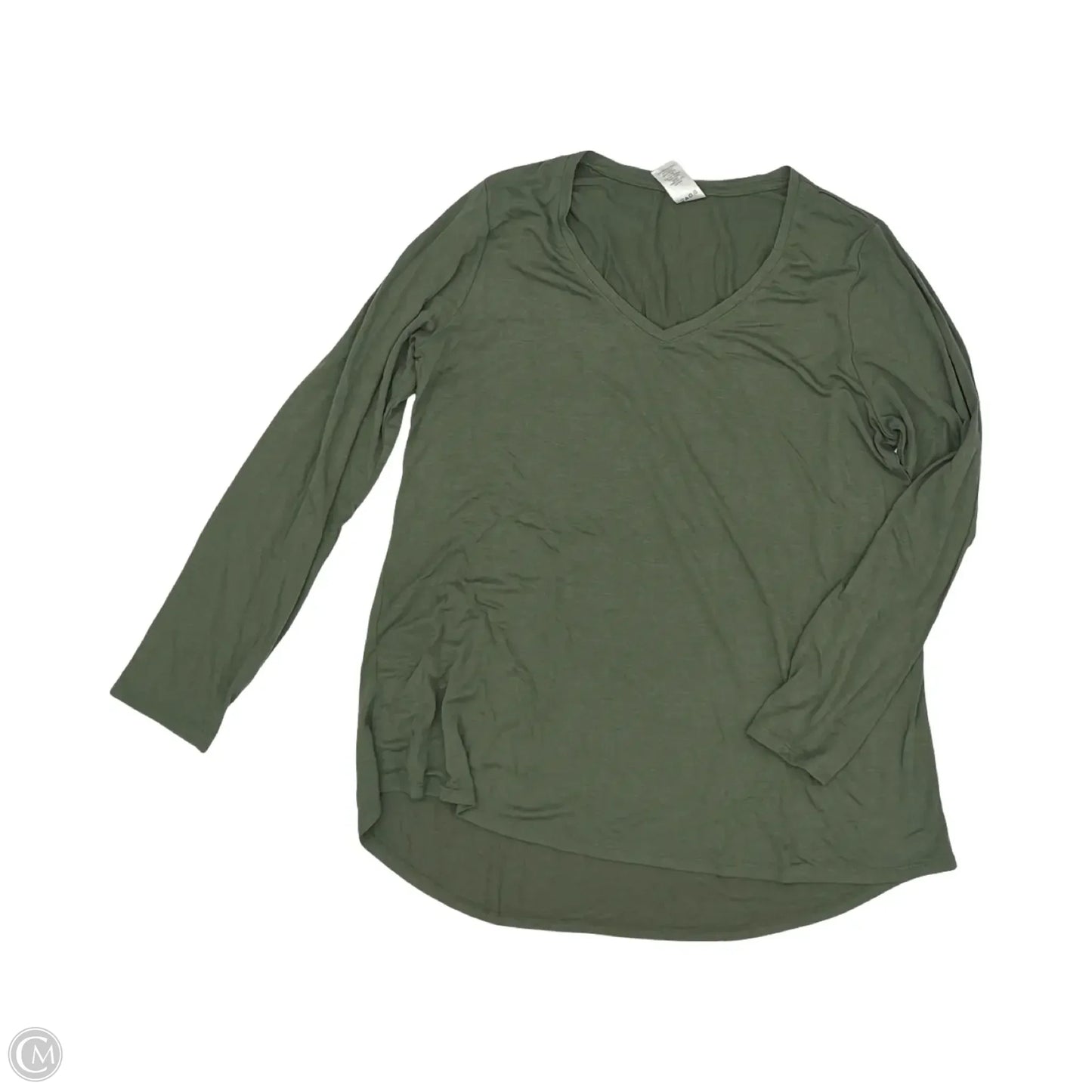 Top Long Sleeve By Members Mark In Green, Size: Xl
