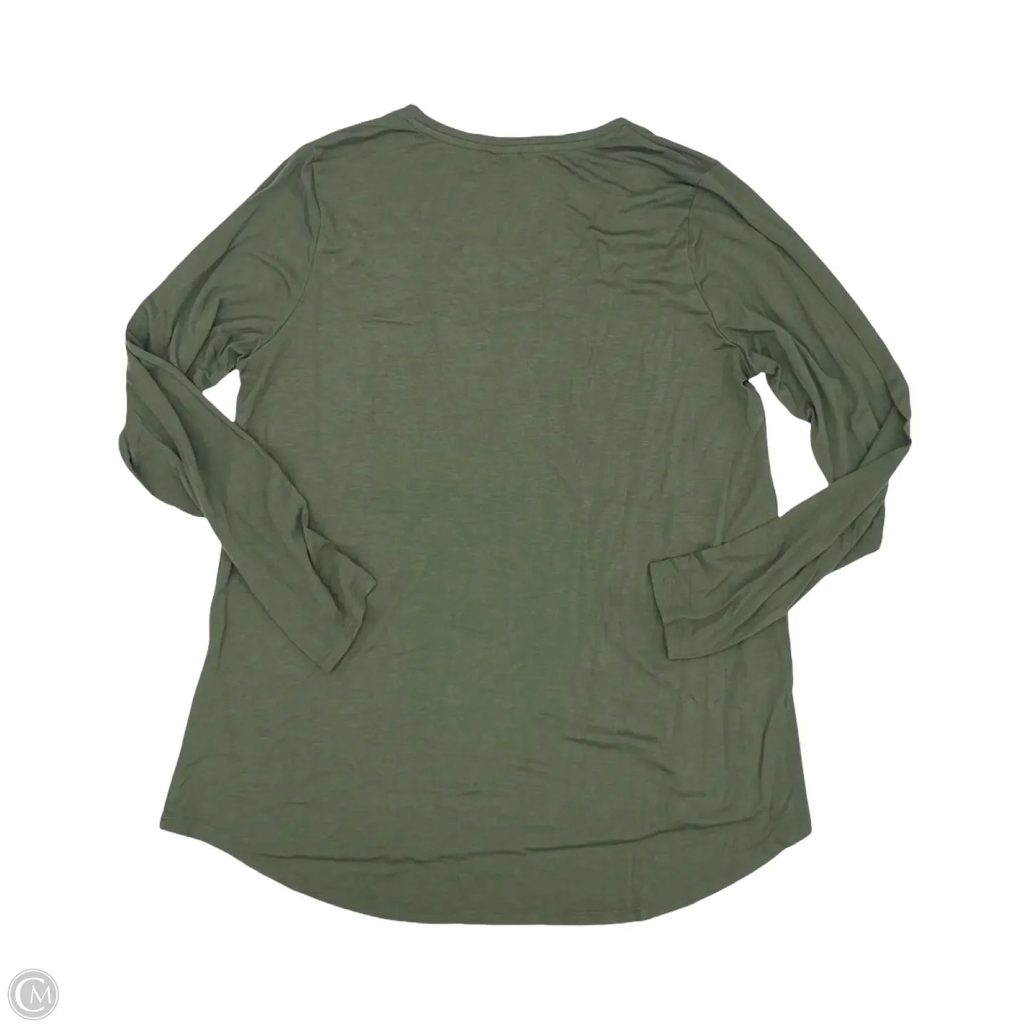 Top Long Sleeve By Members Mark In Green, Size: Xl