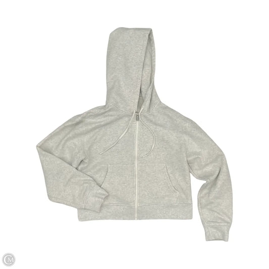 Athletic Sweatshirt Hoodie By Athleta In Grey, Size: M