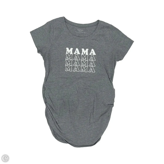 Mat Top Short Sleeve By Motherhood, Size: M