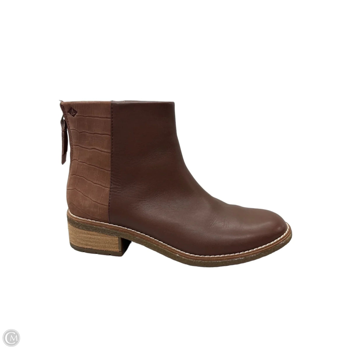 Boots Ankle Flats By Sperry In Brown, Size: 7.5