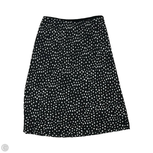 Skirt Midi By Max Studio In Black & White, Size: L