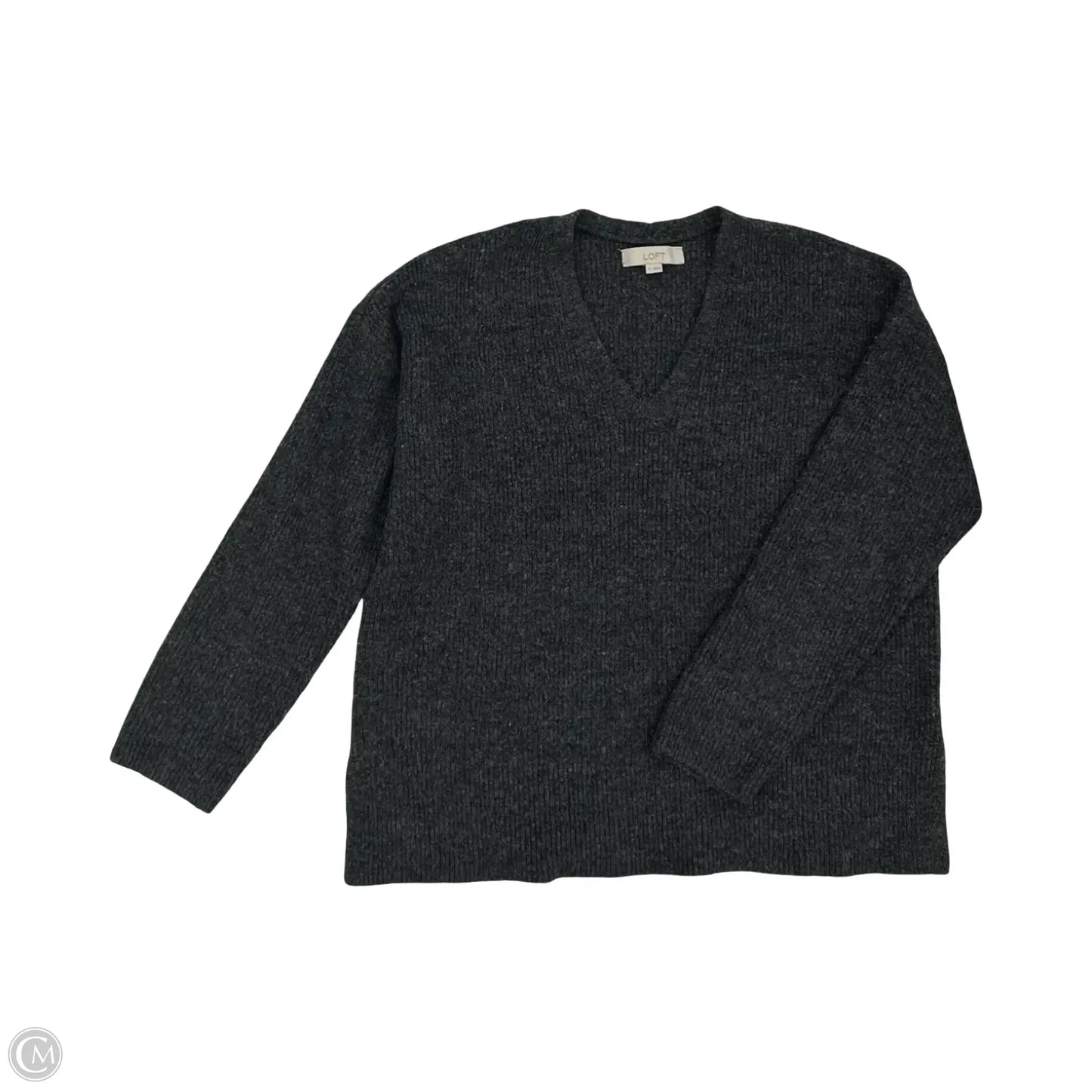 Sweater By Loft In Grey, Size: M