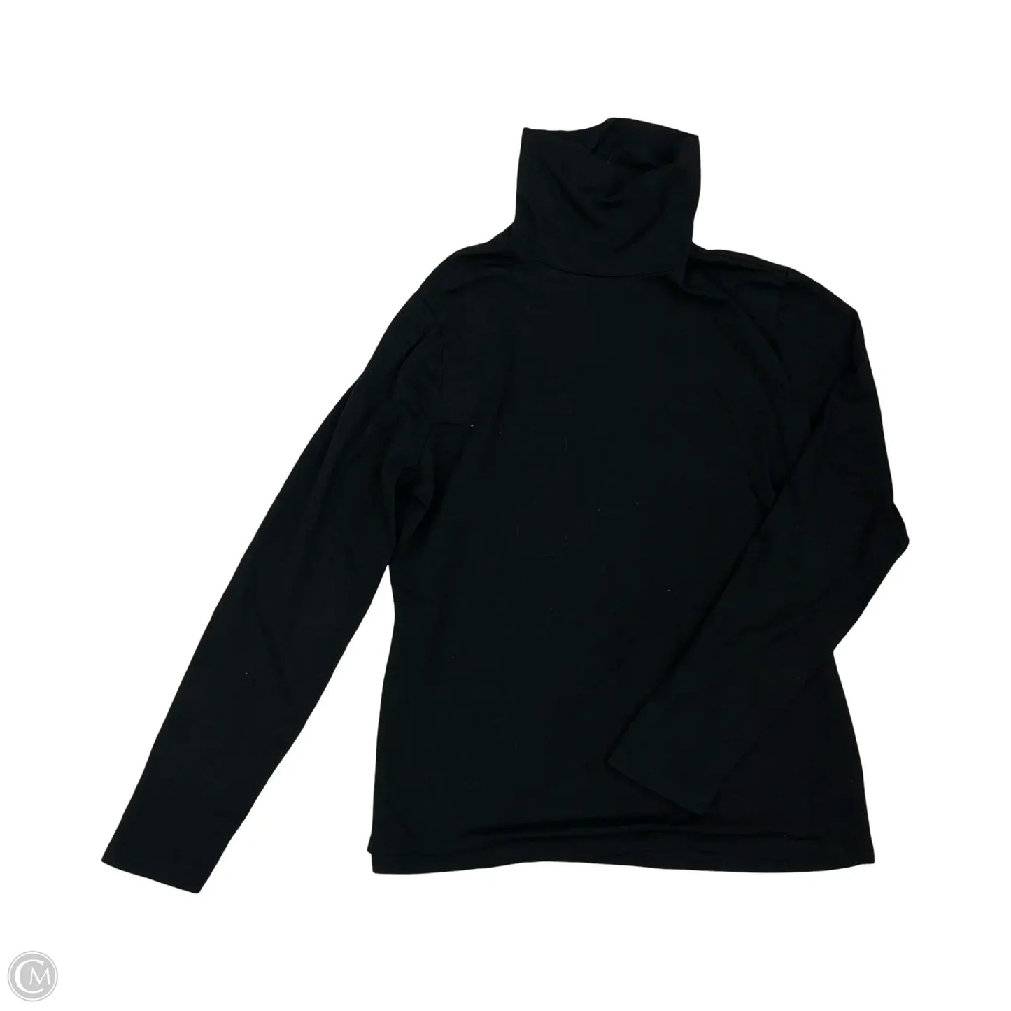 Top Long Sleeve By Time And Tru In Black, Size: L