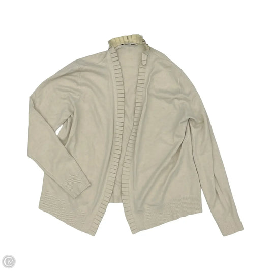 Sweater Cardigan By Milano In Cream, Size: M
