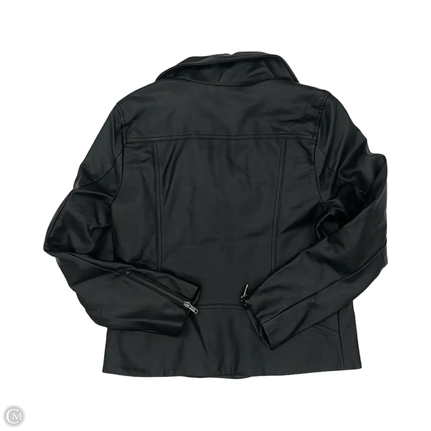 Jacket Moto By Simply Vera In Black, Size: S