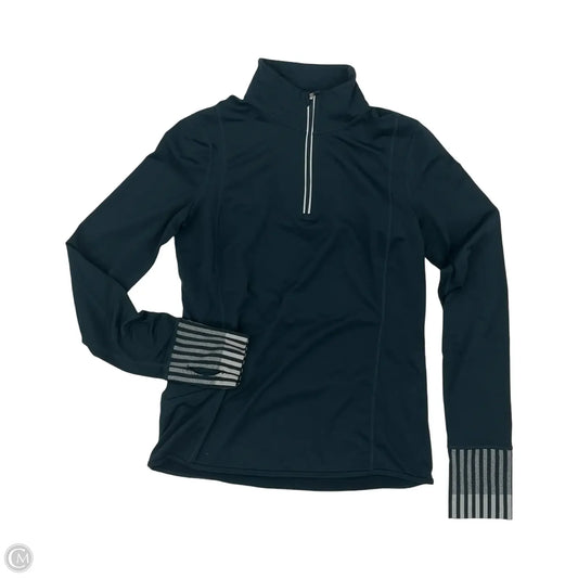 Athletic Top Long Sleeve Collar By Gapfit In Teal, Size: M