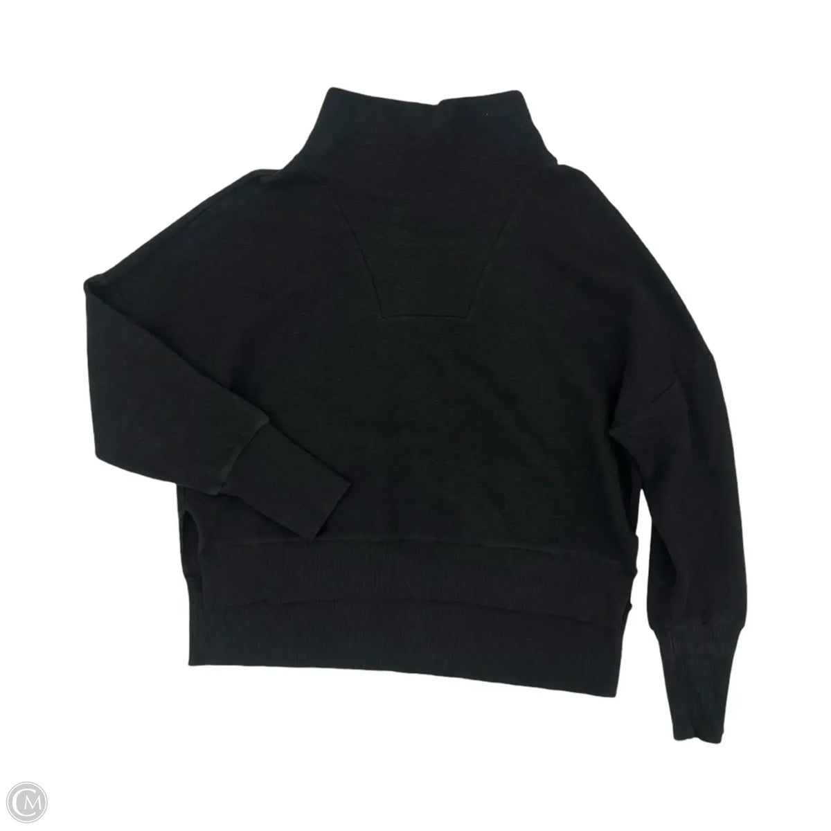 Athletic Sweatshirt Collar By Calia In Black, Size: M
