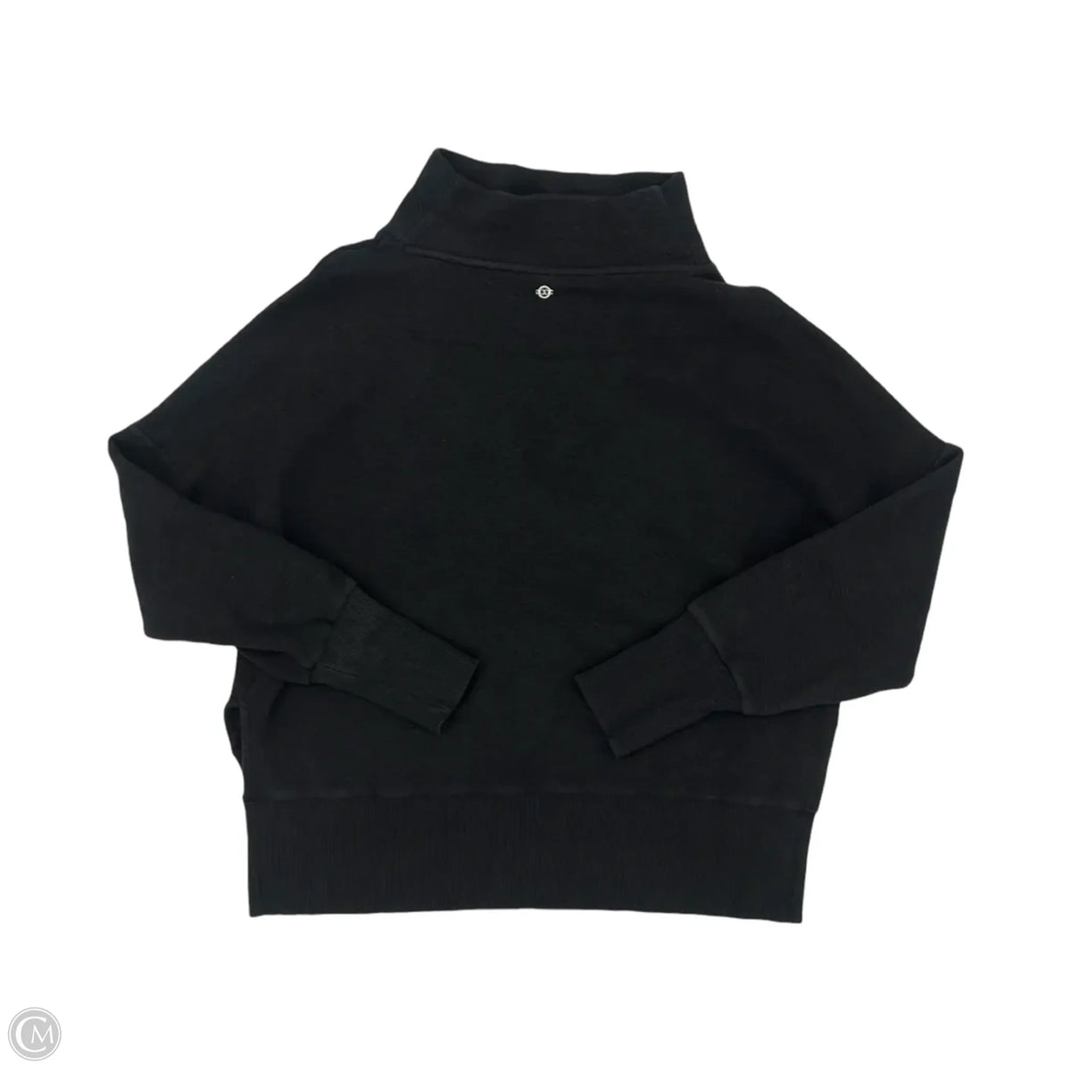 Athletic Sweatshirt Collar By Calia In Black, Size: M