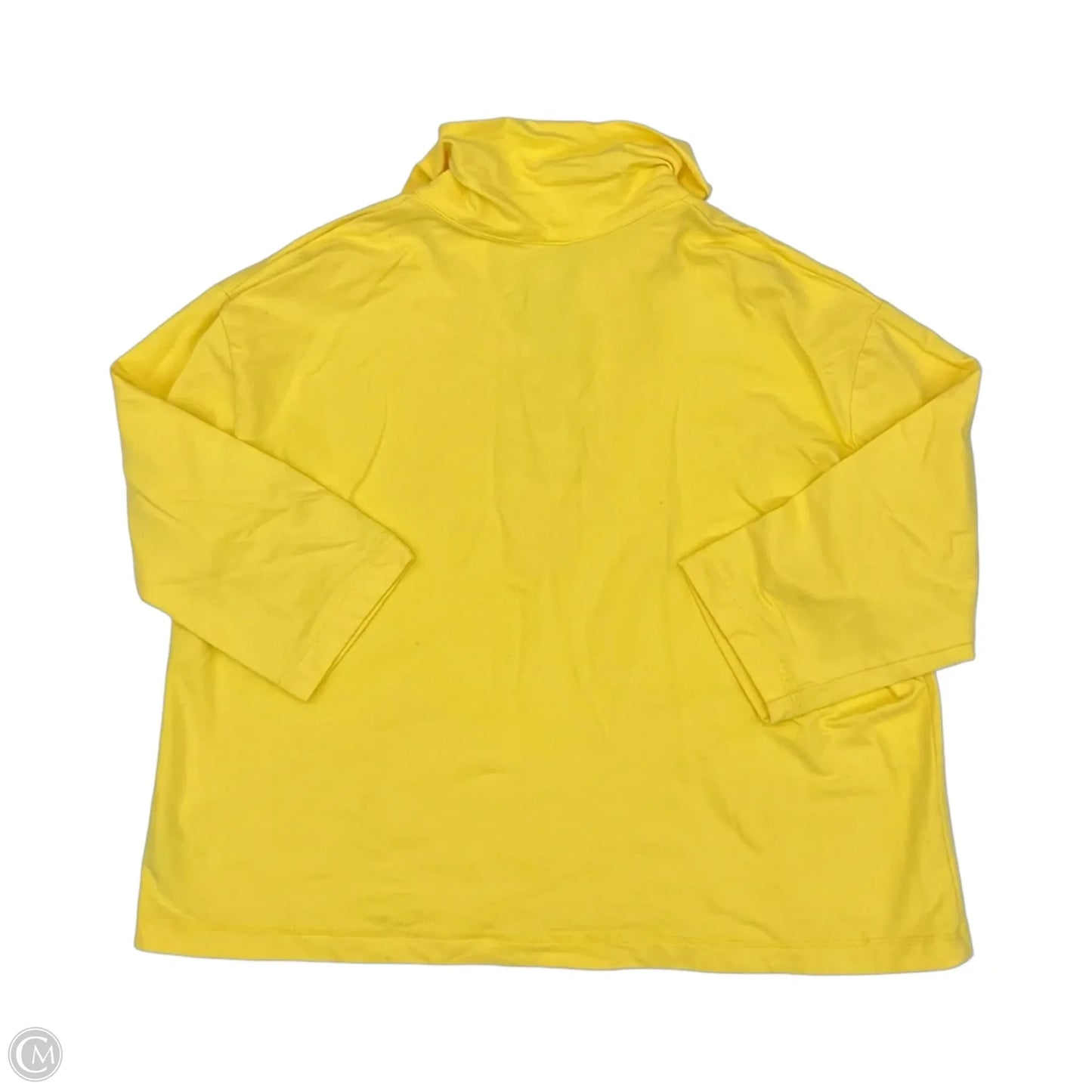 Top Long Sleeve By Ruby Rd In Yellow, Size: 2x