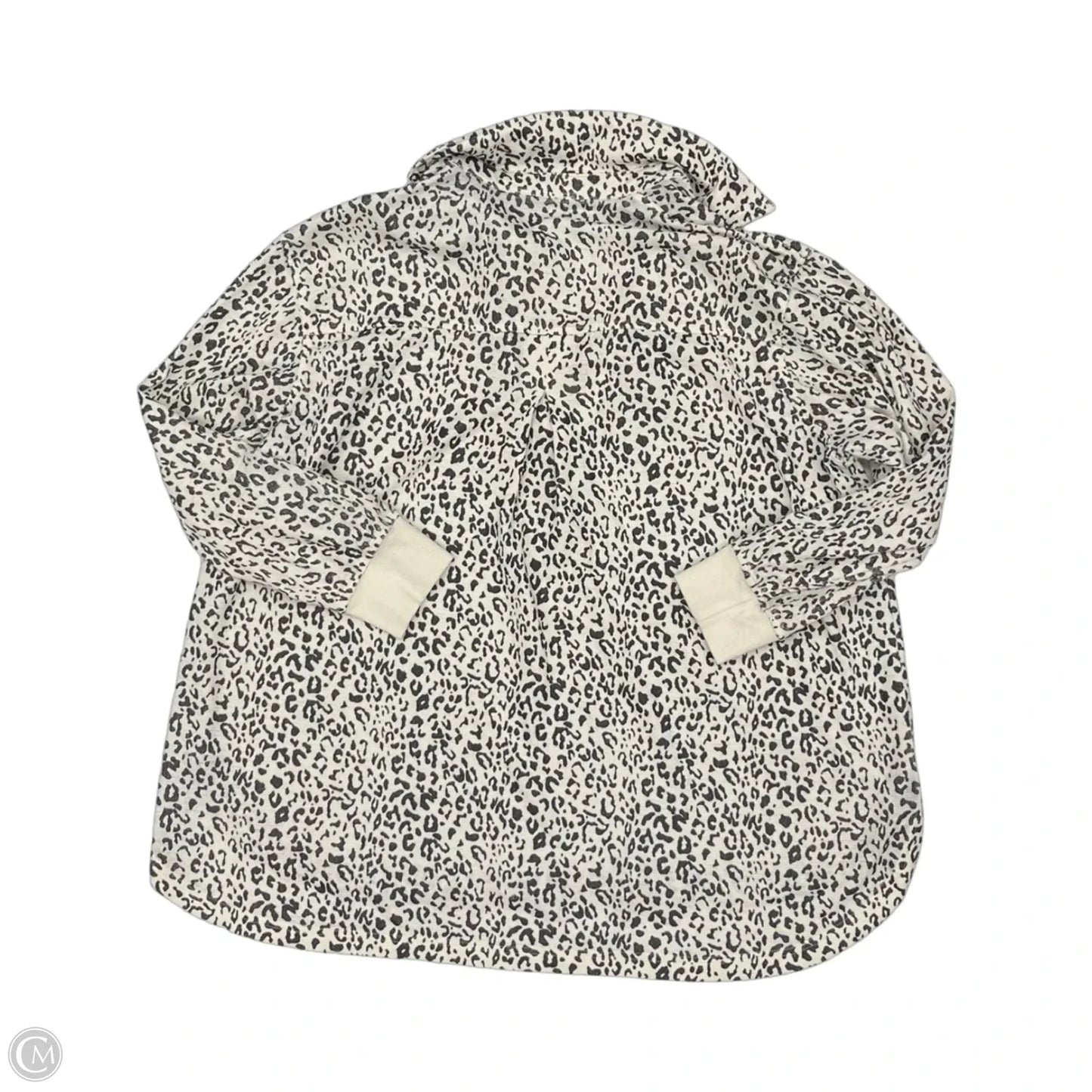 Top Long Sleeve By Jane And Delancey In Animal Print, Size: 1x
