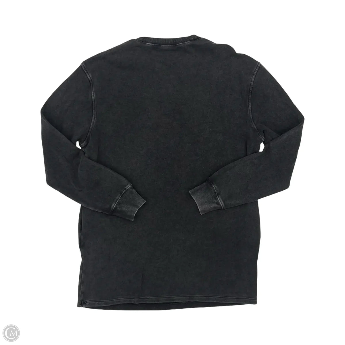 Sweatshirt Crewneck By Double Zero In Black, Size: M