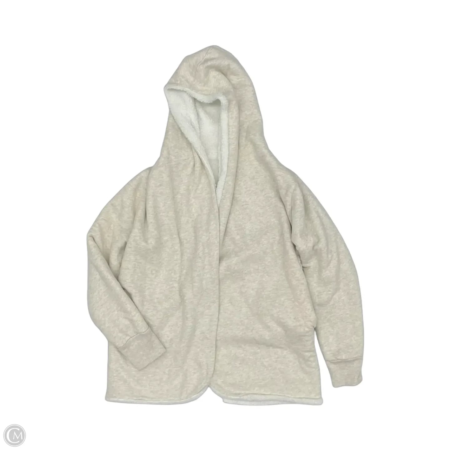 Jacket Faux Fur & Sherpa By Gap In Cream, Size: S