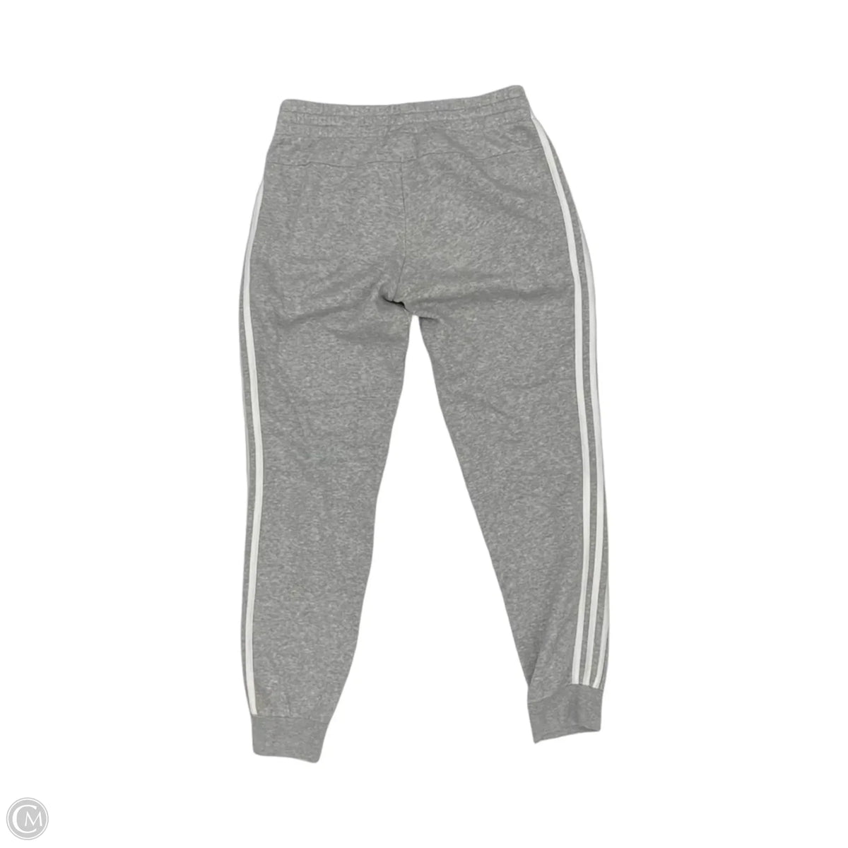 Athletic Pants By Adidas In Grey, Size: M