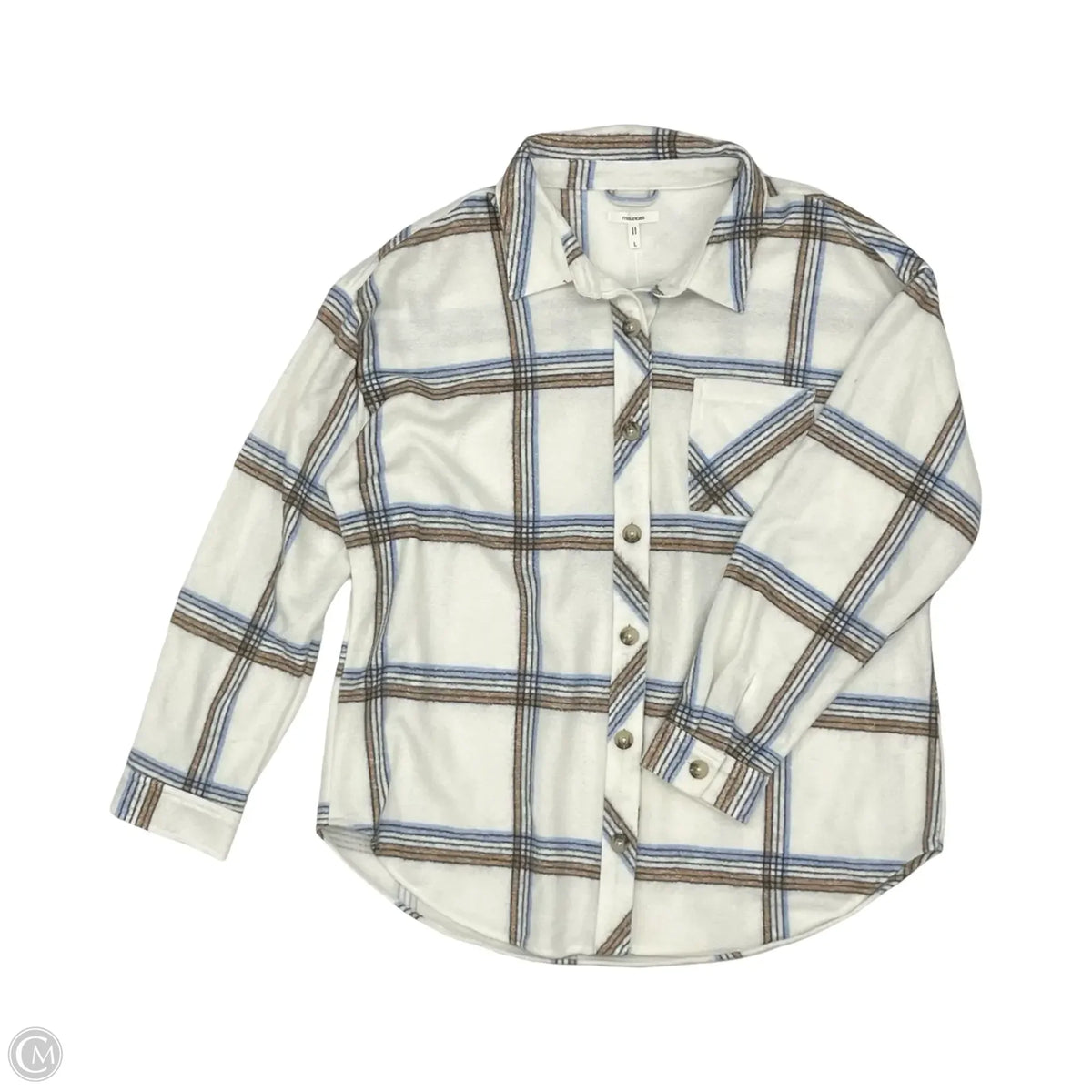 Cardigan By Dkny In Blue, Size: L