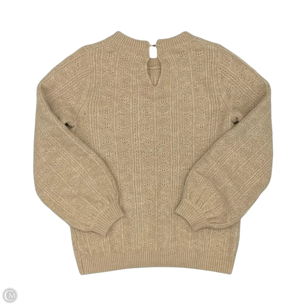 Sweater By Clothes Mentor In Tan, Size: S