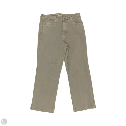Jeans Straight By Kut In Tan Denim, Size: 12