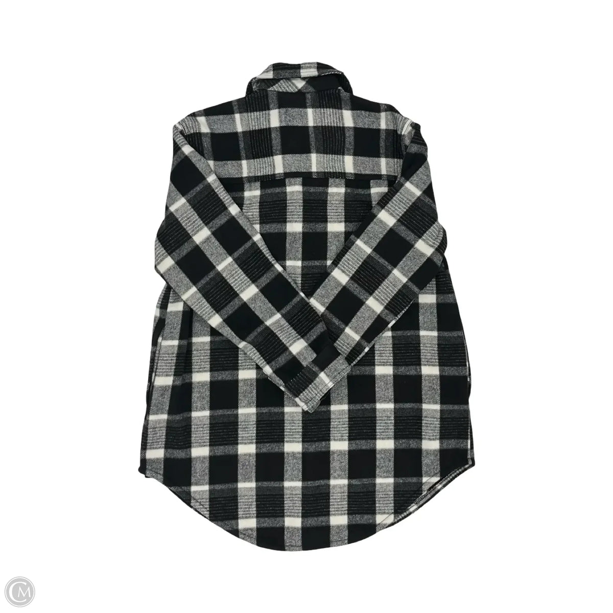 Jacket Shirt By Old Navy In Black & White, Size: M