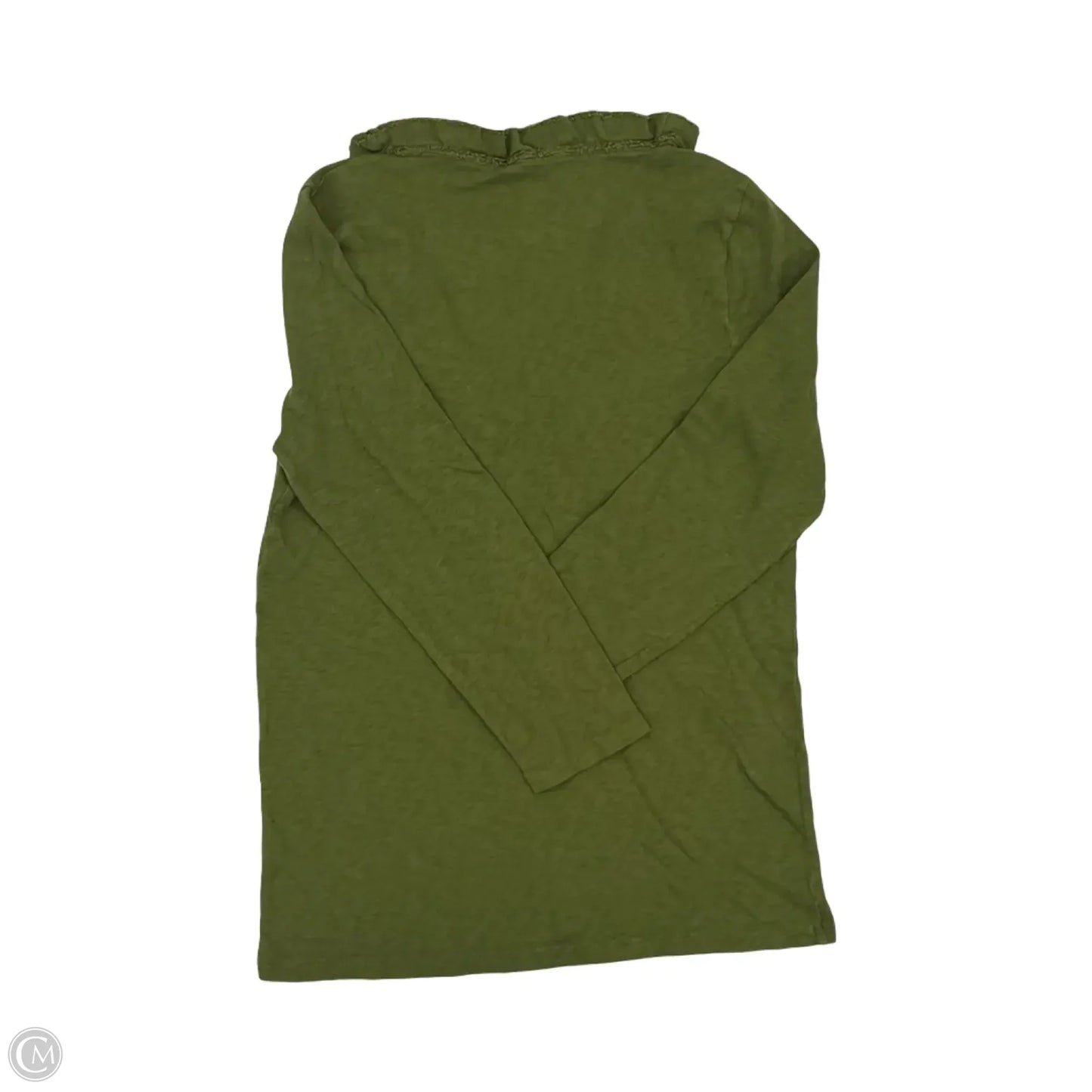 Top Long Sleeve By J. Crew In Green, Size: L