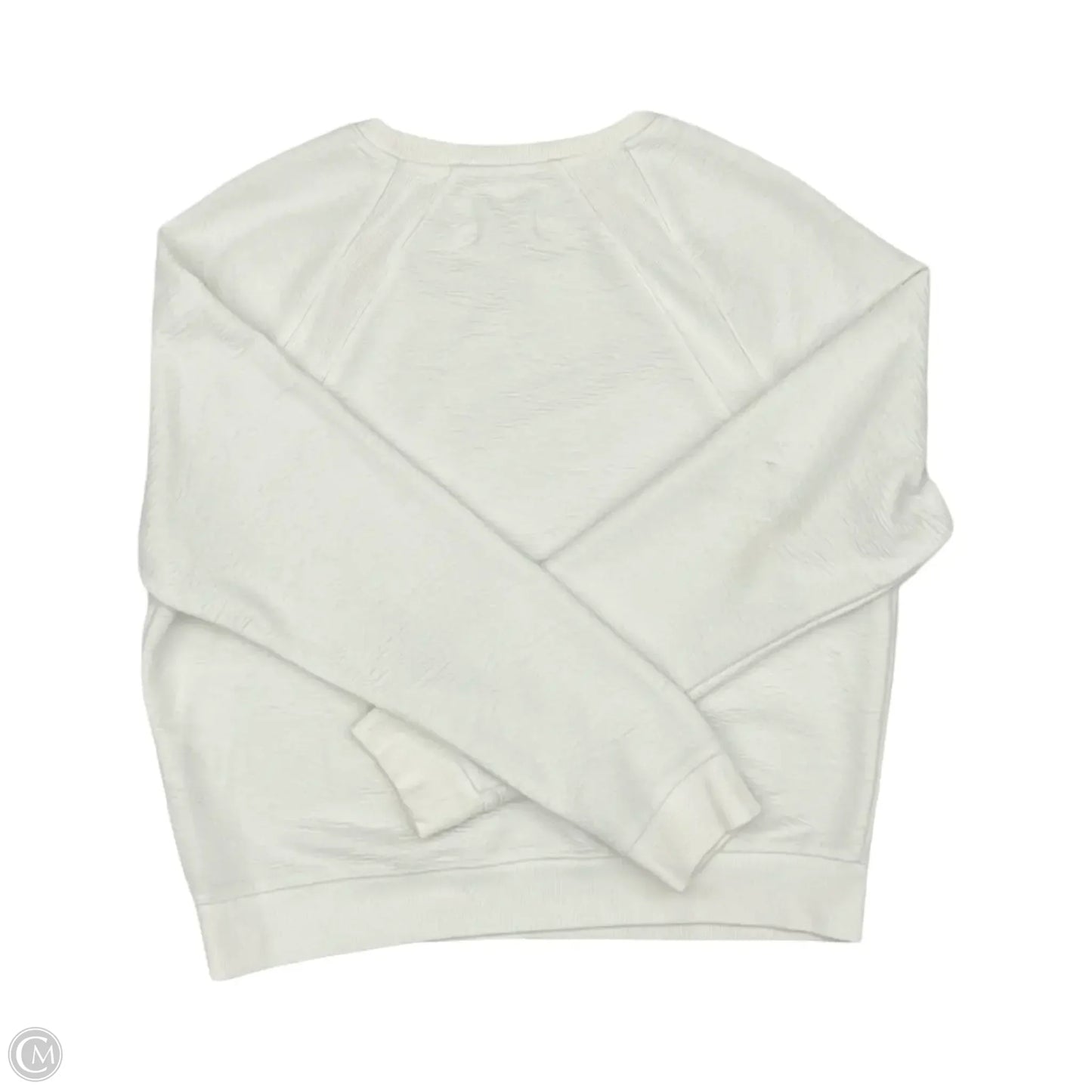 Top Long Sleeve By Thread And Supply In White, Size: M