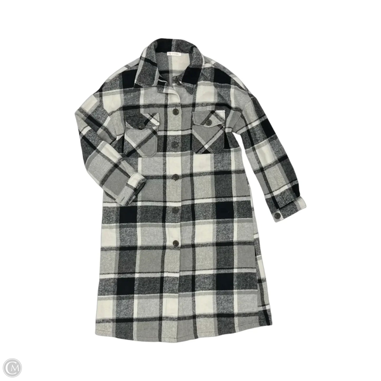 Jacket Other By Kirundo In Black & Grey, Size: M