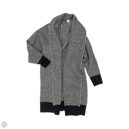 Sweater Cardigan By A New Day In Black & White, Size: Xs