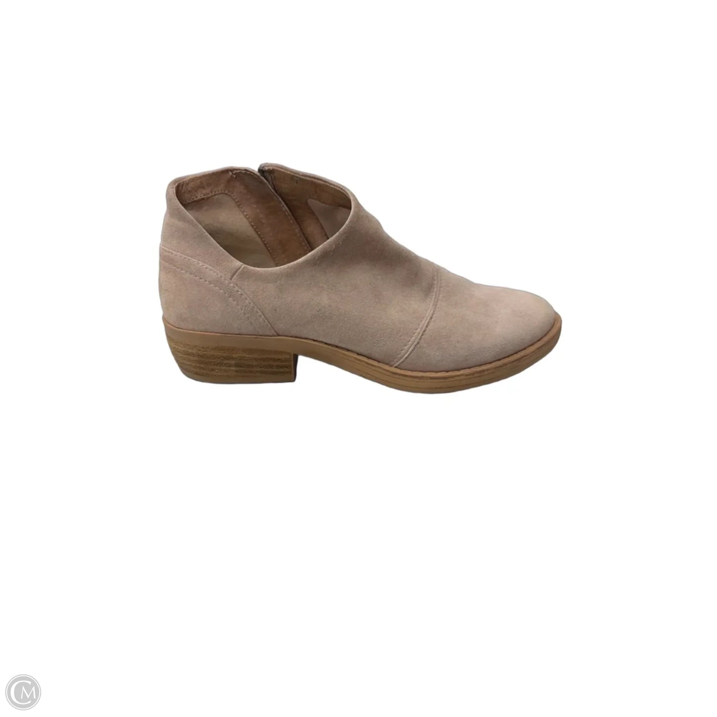 Boots Ankle Flats By Clothes Mentor In Tan, Size: 7.5