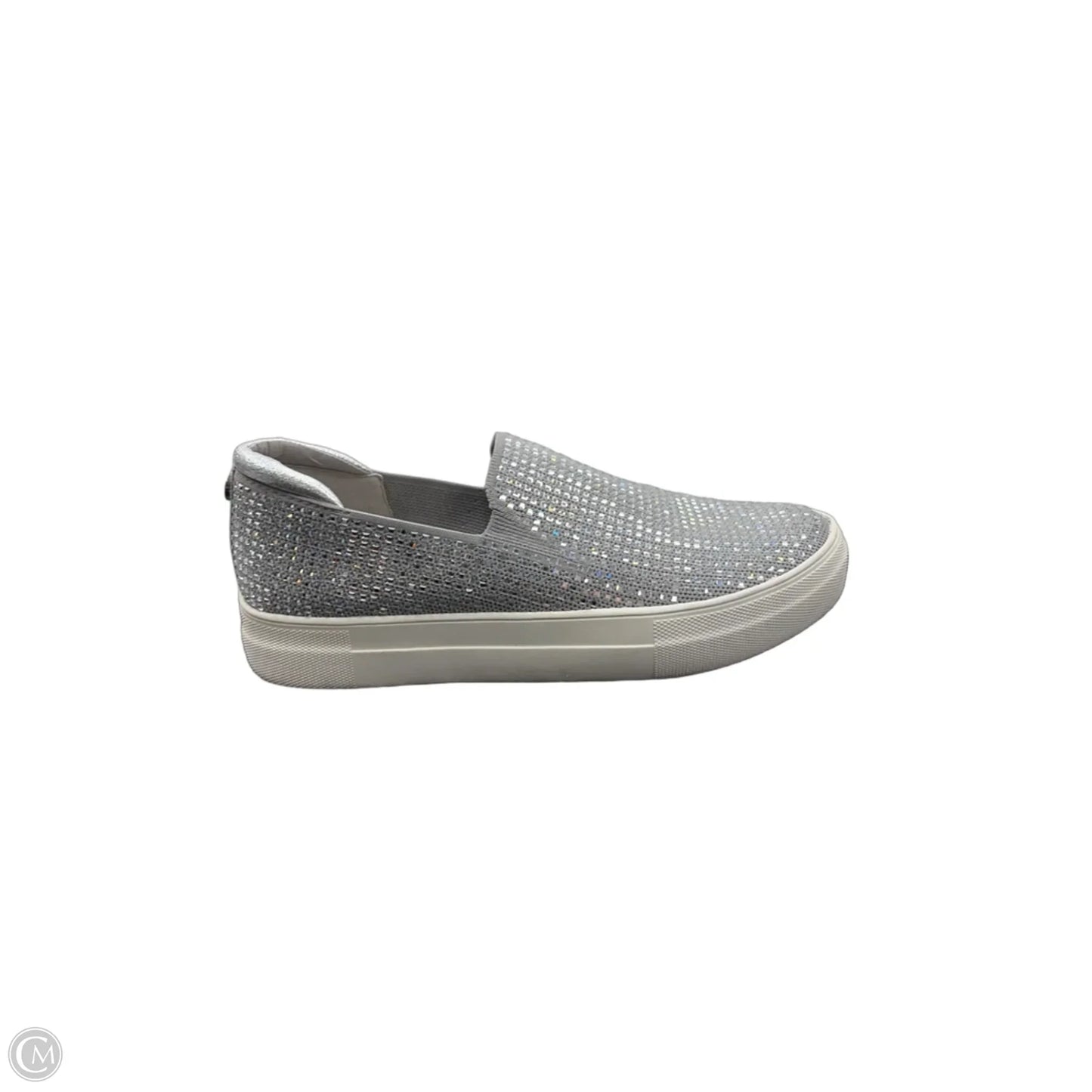 Shoes Sneakers By Steve Madden In Silver, Size: 10