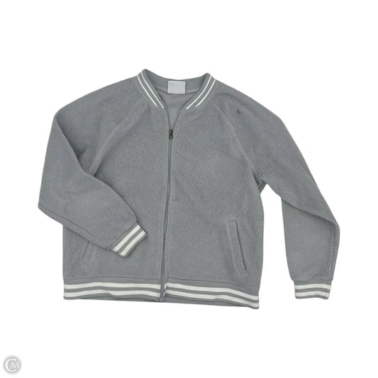 Jacket Faux Fur & Sherpa By Champion In Grey, Size: Xl