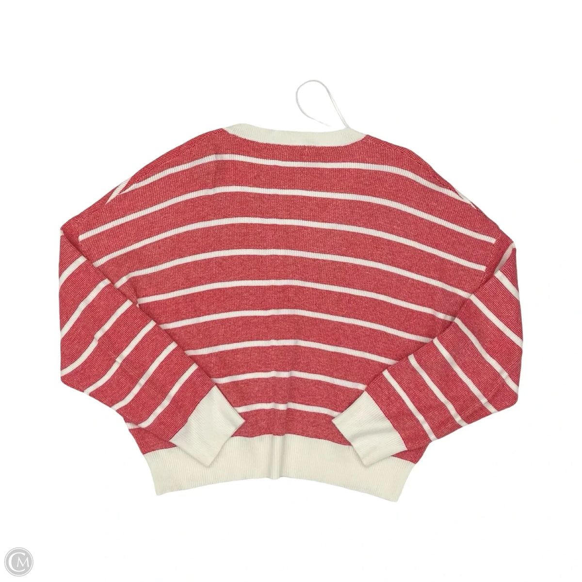 Sweater By Dreamers In Red & White, Size: Xl