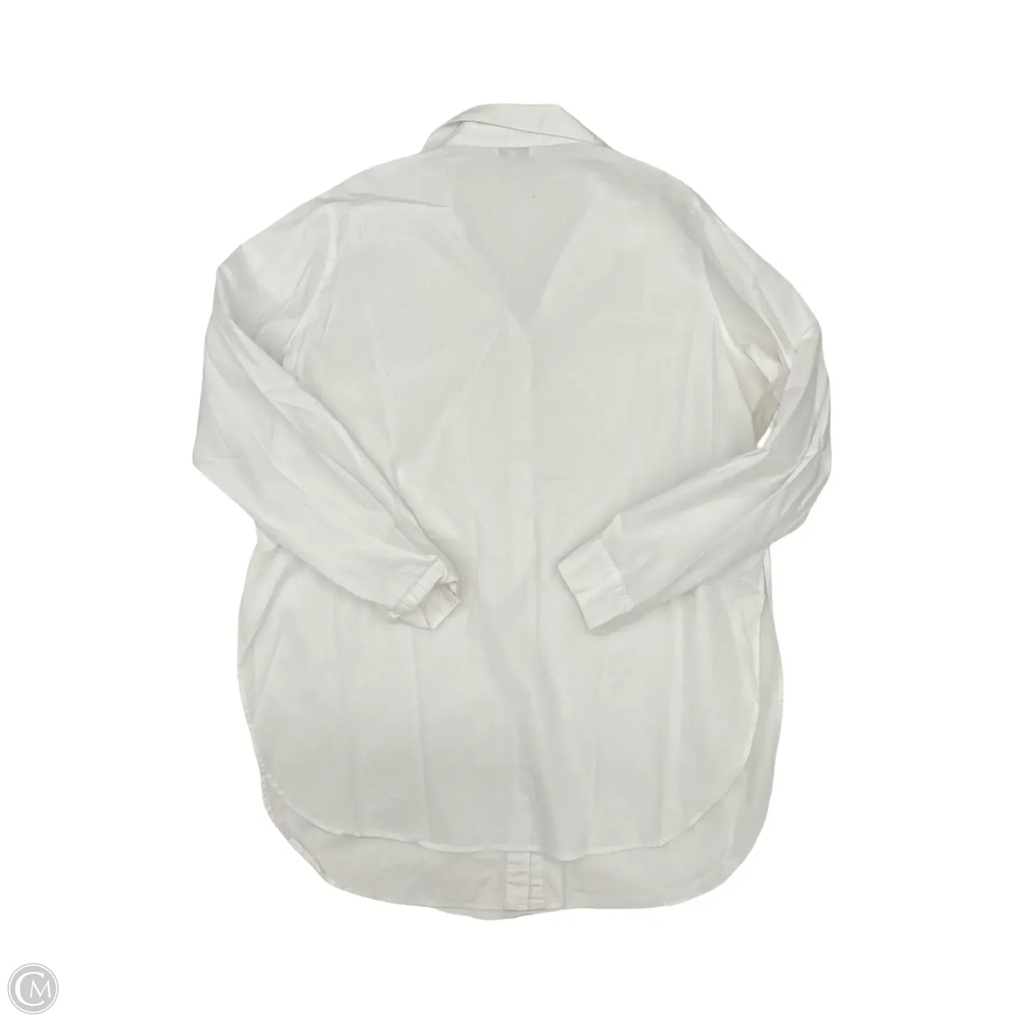 Blouse Long Sleeve By Fashion Nova In White, Size: 2x