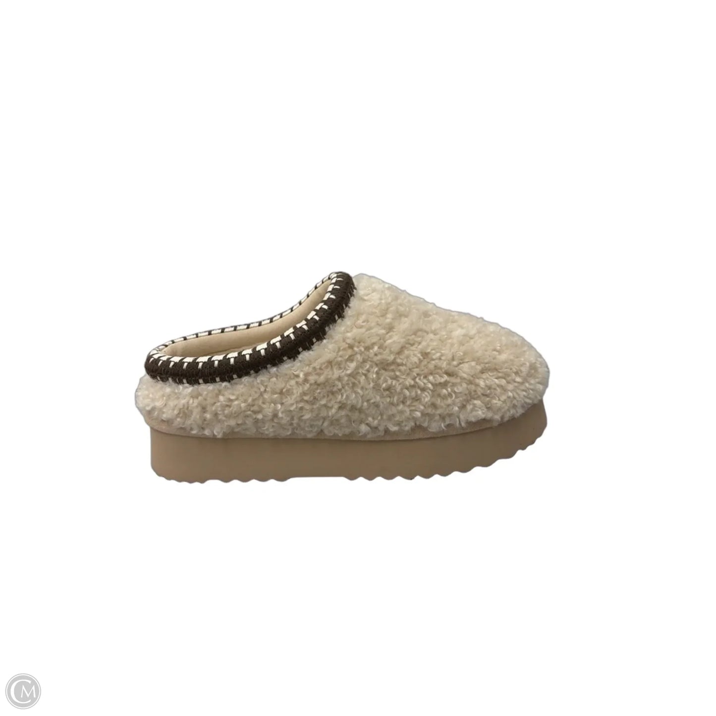 Shoes Heels Platform By Steve Madden In Tan, Size: 8