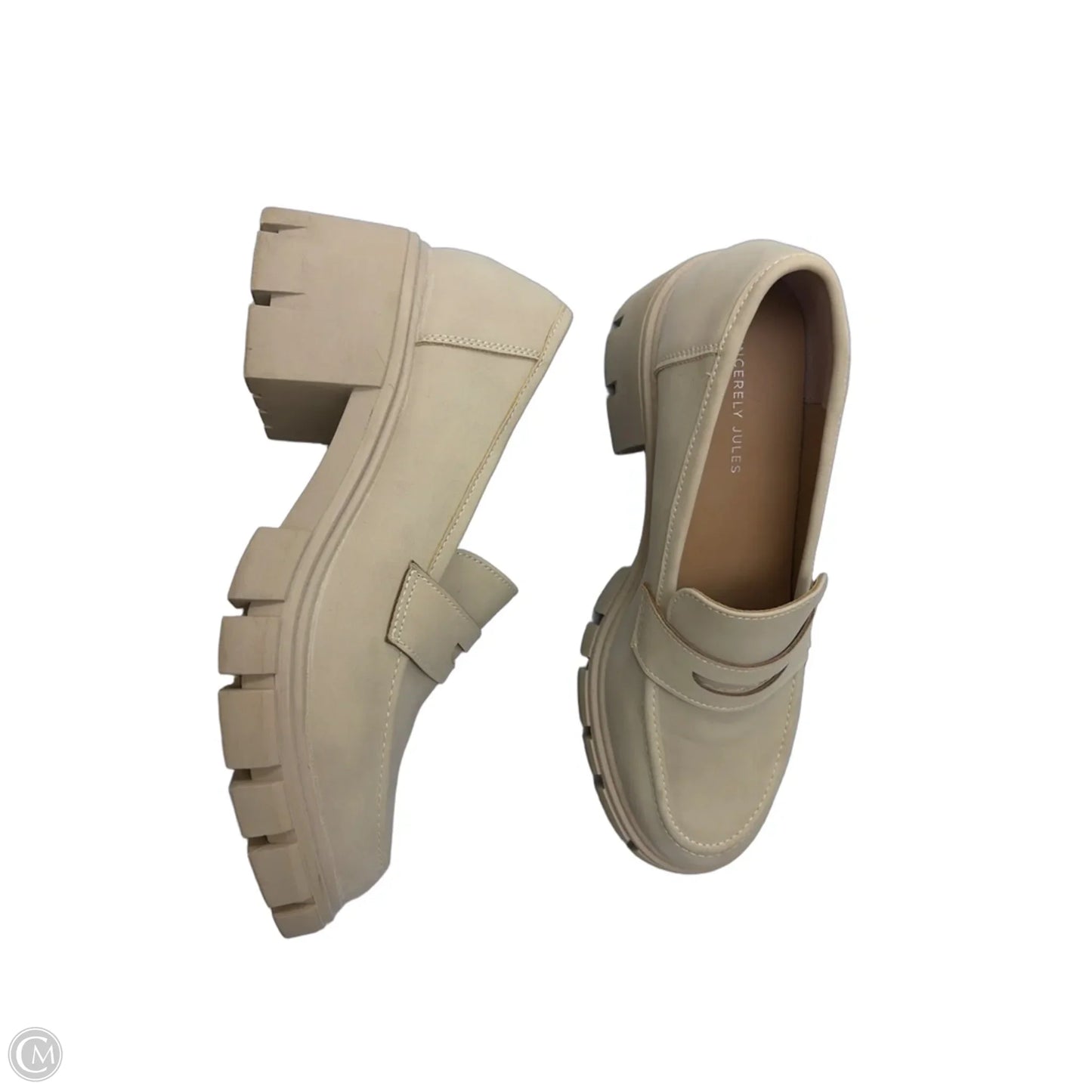 Shoes Heels Block By Sincerely Jules In Tan, Size: 8.5