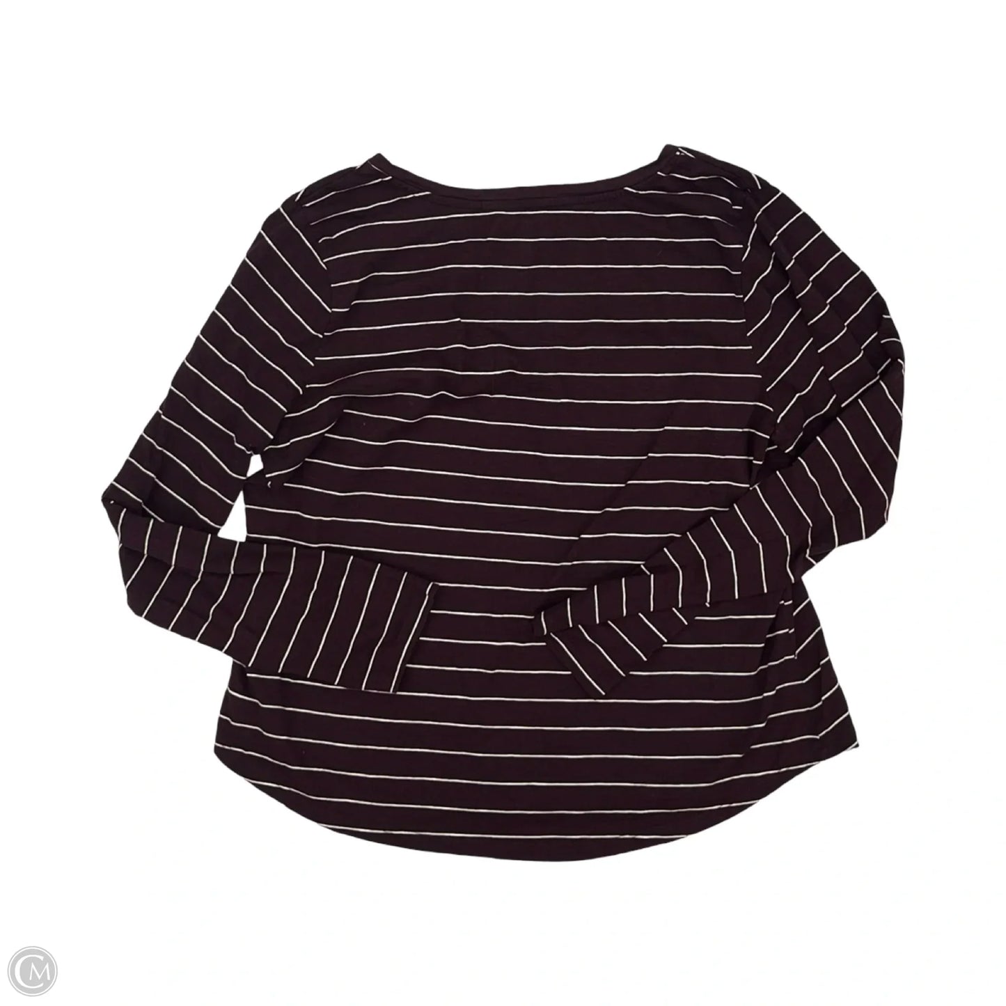Top Long Sleeve By Sonoma In Maroon, Size: Xxl