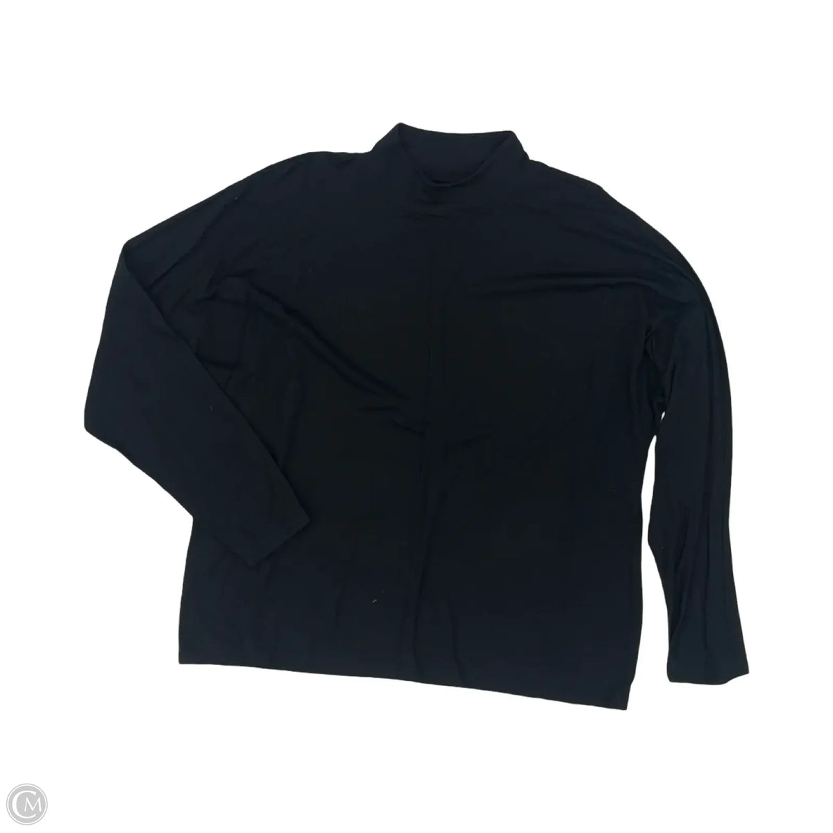 Top Long Sleeve By Talbots In Black, Size: L