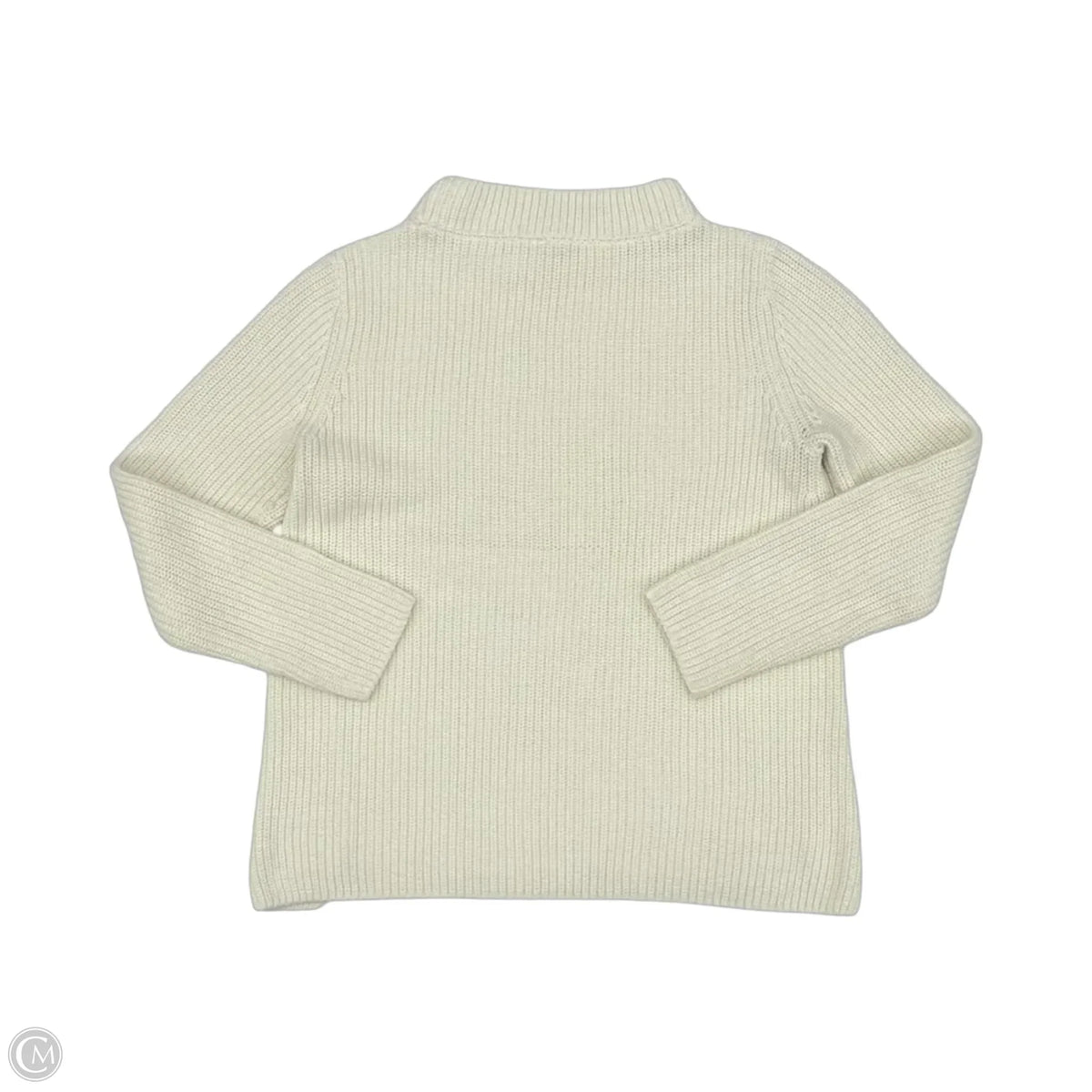 Sweater By Talbots In Cream, Size: L