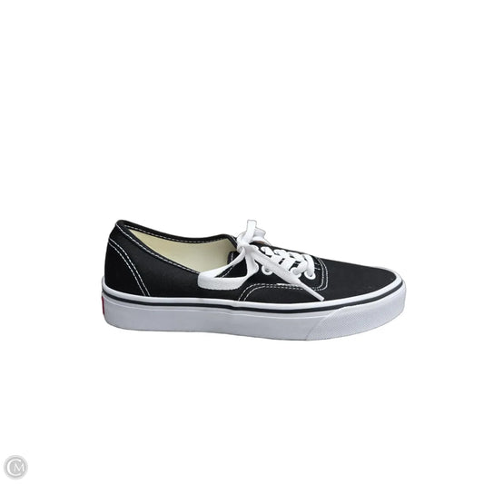 Shoes Sneakers By Vans In Black, Size: 8