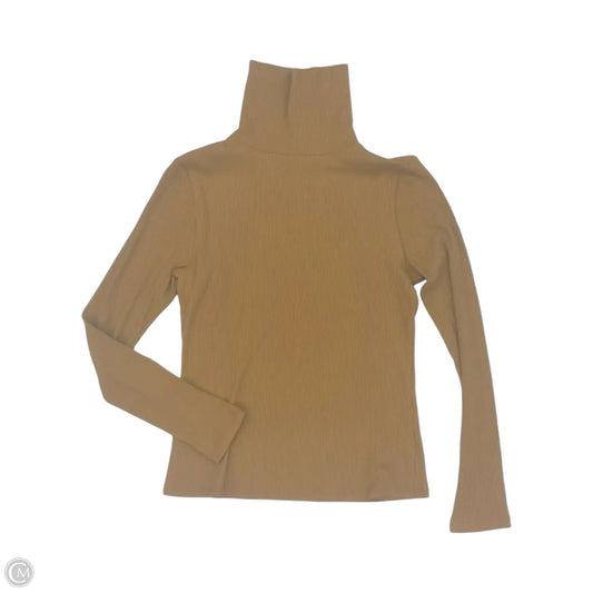 Top Long Sleeve By Old Navy In Tan, Size: S