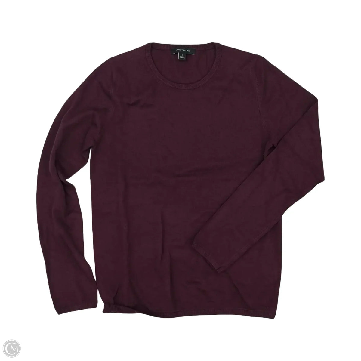 Sweater By Ann Taylor In Maroon, Size: S