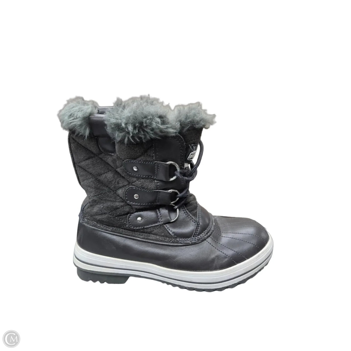 Boots Snow By Clothes Mentor In Grey, Size: 9