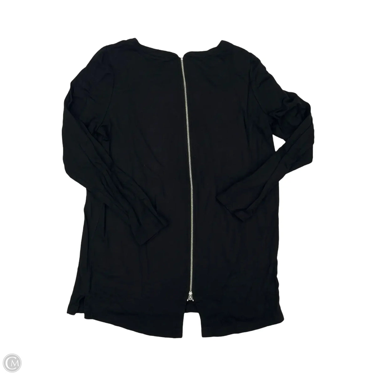 Top Long Sleeve By Loft In Black, Size: M