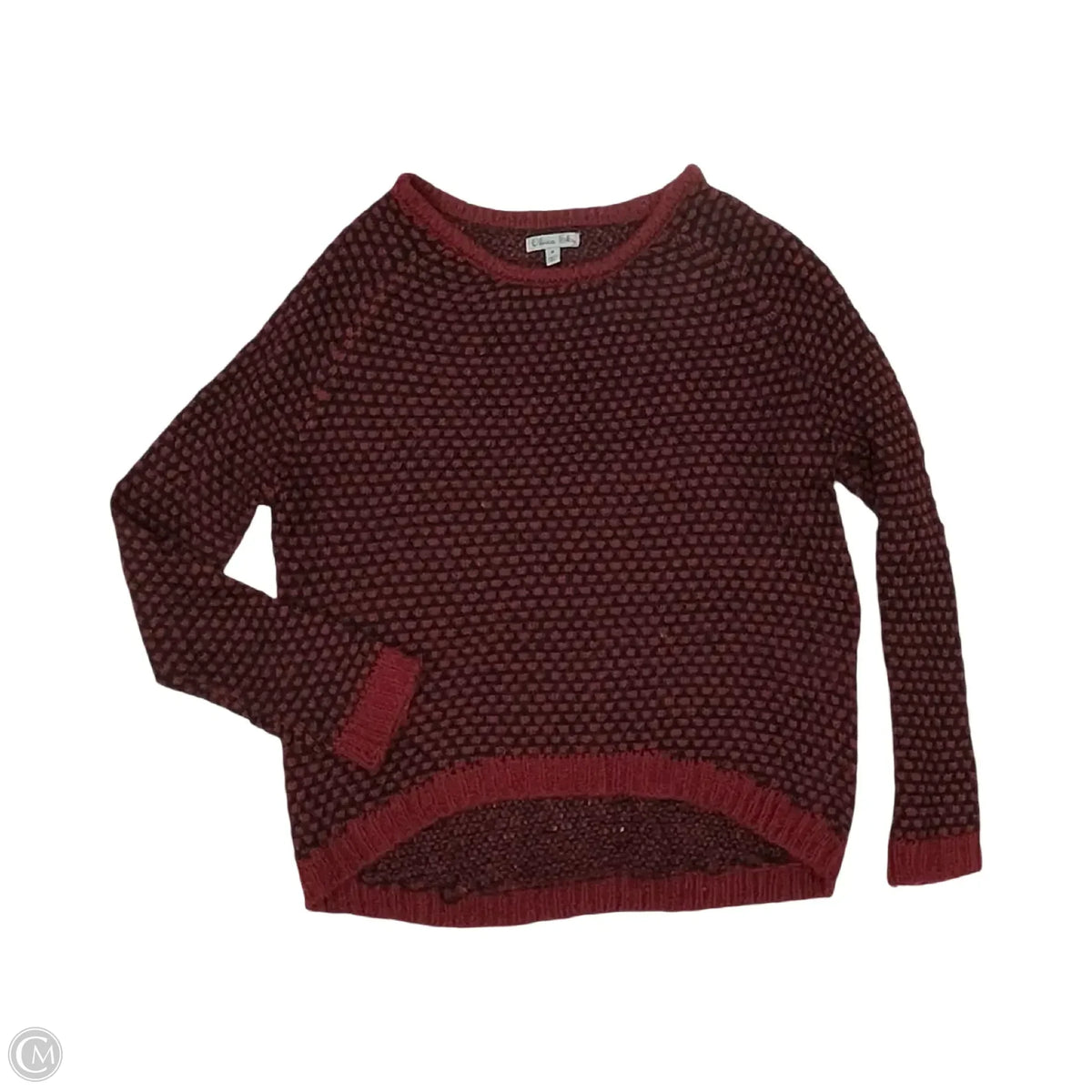 Sweater By Olivia Sky In Black & Red, Size: M