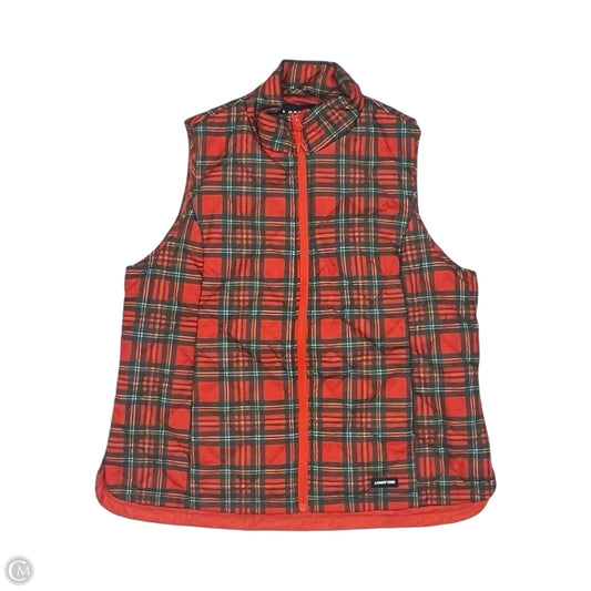 Vest Puffer & Quilted By Lands End In Red, Size: Xl