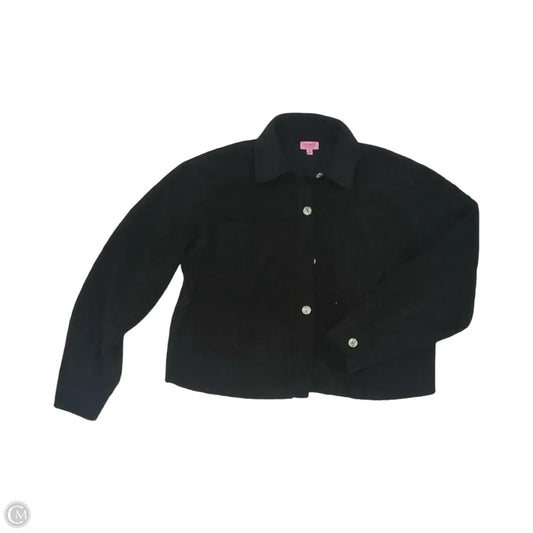 Jacket Faux Fur & Sherpa By Mi Ami In Black, Size: S