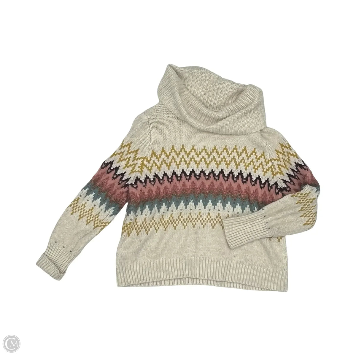 Sweater By Loft In Cream, Size: Xl