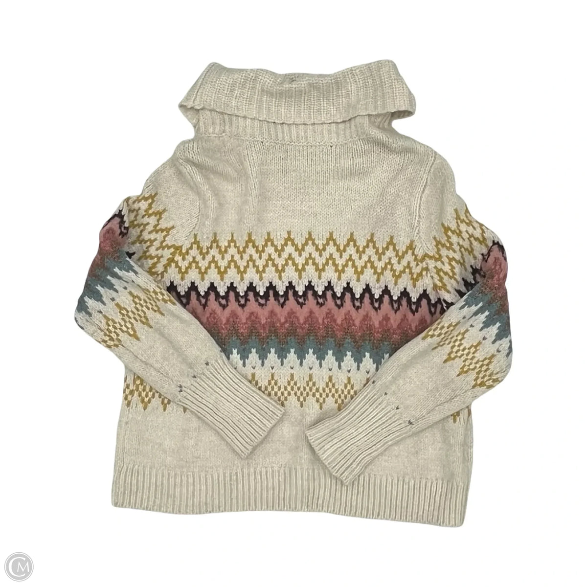 Sweater By Loft In Cream, Size: Xl