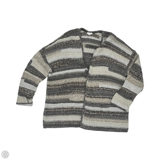 Sweater Cardigan By J. Jill In Grey, Size: Xl