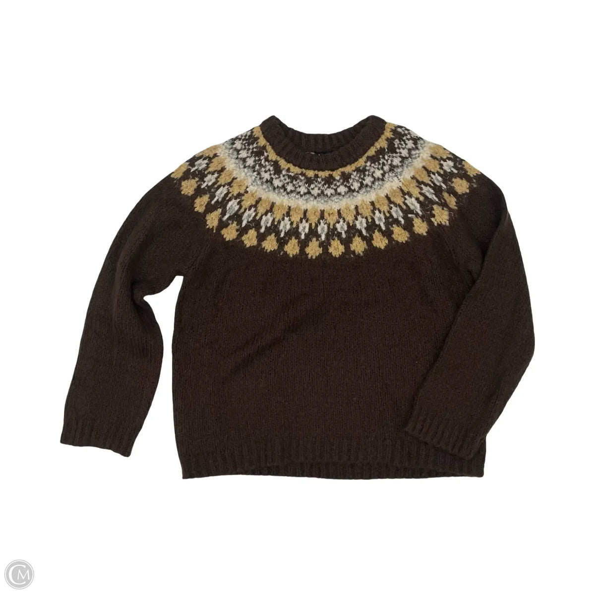 Sweater By Blu Pepper In Brown, Size: M